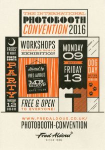 The International Photo Booth Convention 2016 - Flyer